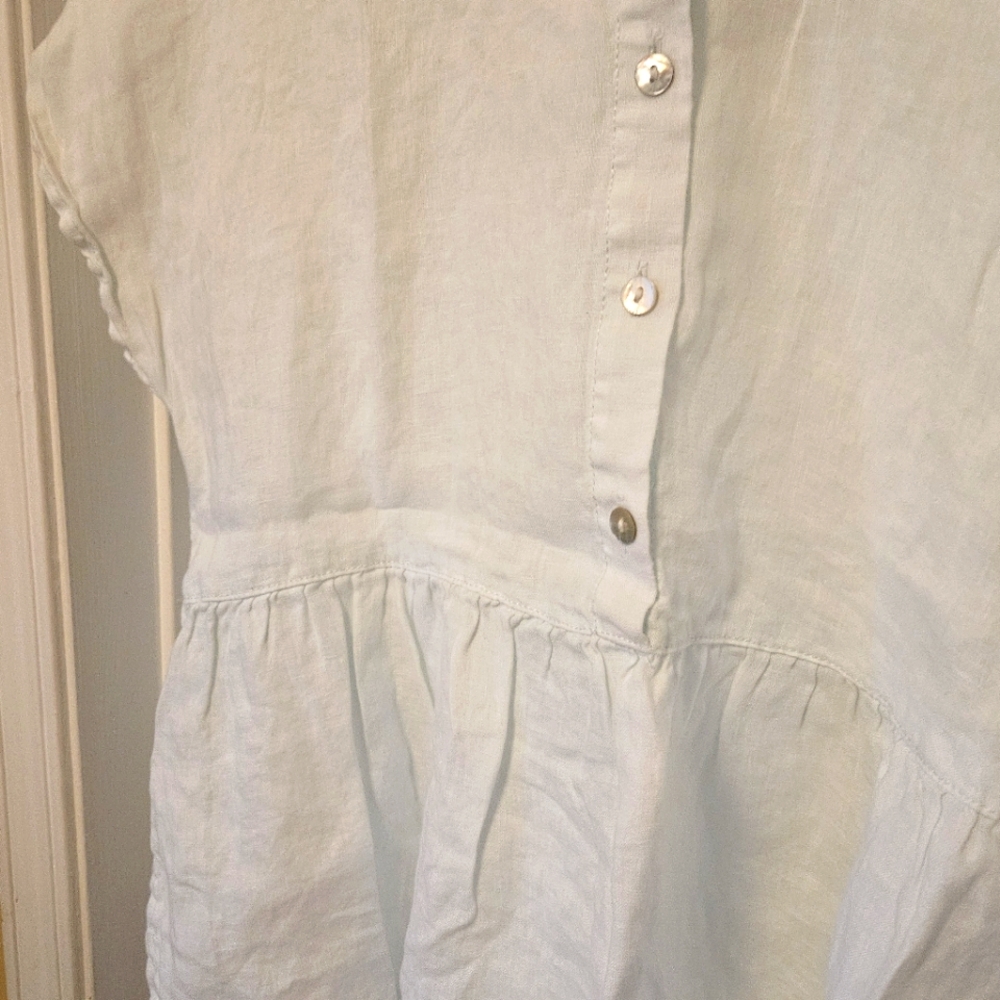 Light Blue Button-Up Blouse